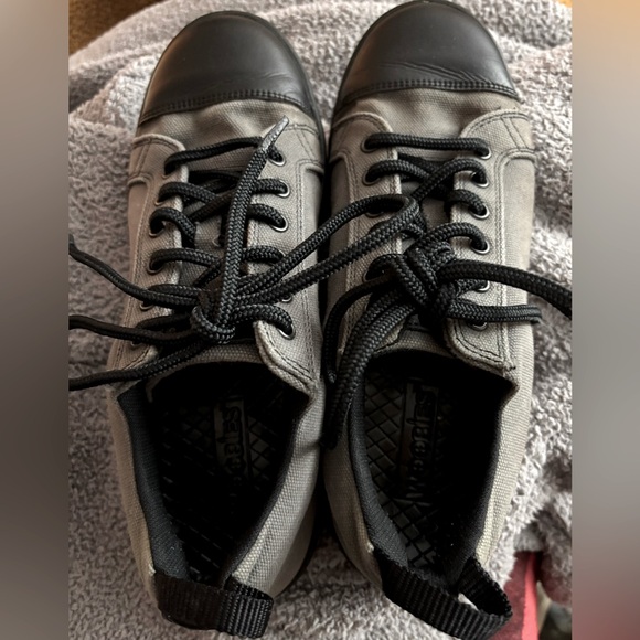 WOOBIES Men’s MOD-1 OD GREEN Canvas  Shoe Low Top Lace Up Size 6.5 Men 8 Women - Picture 5 of 10